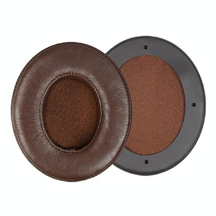 Soft And Breathable Brown Lambskin Headset Covers For Edifier W855Bt - 2 Pack