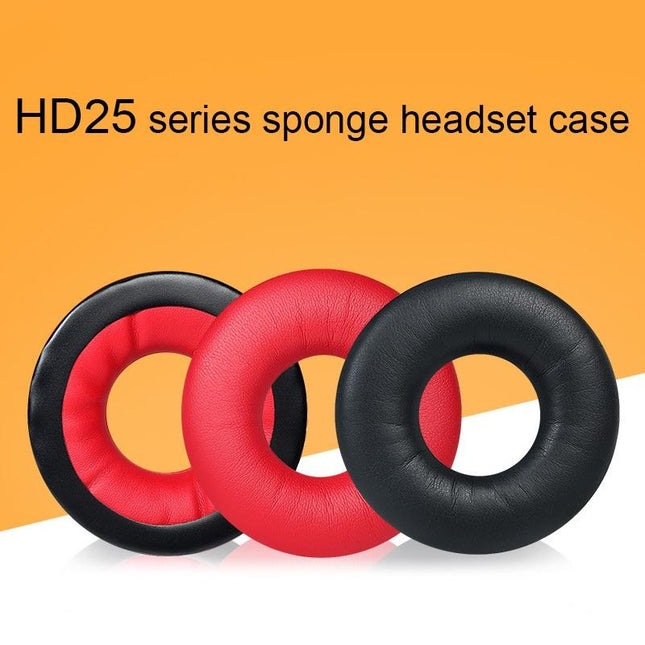 Yellow Headset Sponge Cover For Sennheiser Hd25 Series - 1 Pair
