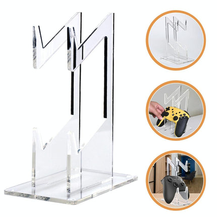 Transparent Acrylic Double Layer Game Handle Storage Bracket For Ps4 / Ps5 / Ps3