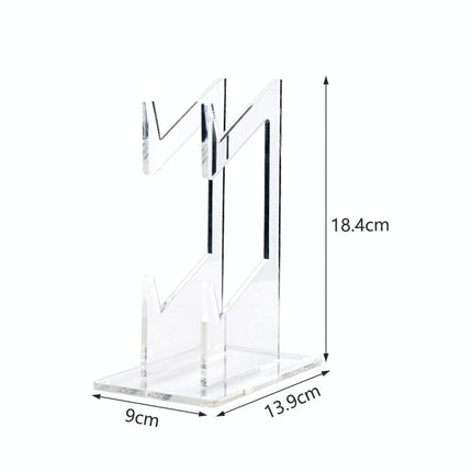 Transparent Acrylic Double Layer Game Handle Storage Bracket For Ps4 / Ps5 / Ps3