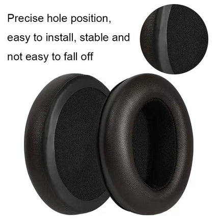 Soft Brown Lambskin Headset Sponge Cover For Sennheiser Momentum - 2 Pieces