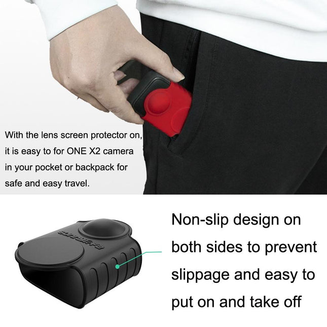 Silicone Protective Case For Insta360 One X2 - Sturdy And Stylish