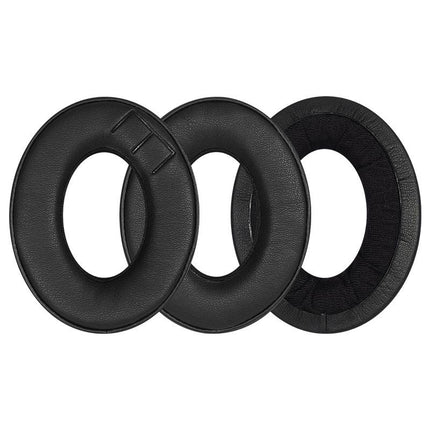 Soft And Breathable Earphone Covers For Parrot Zik - Black 2 Pack