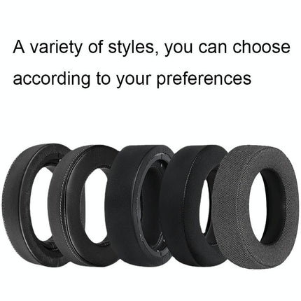 Soft Foam Headphone Covers For Corsair Hs60 / 50 / 70 Pro - Black Ice 2 Pack