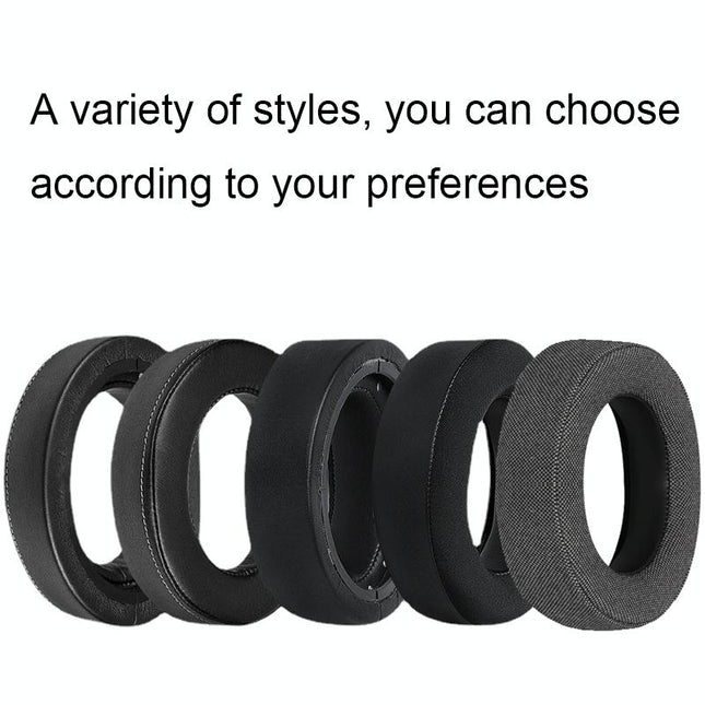 Soft Foam Headphone Covers For Corsair Hs60 / 50 / 70 Pro - Black Ice 2 Pack