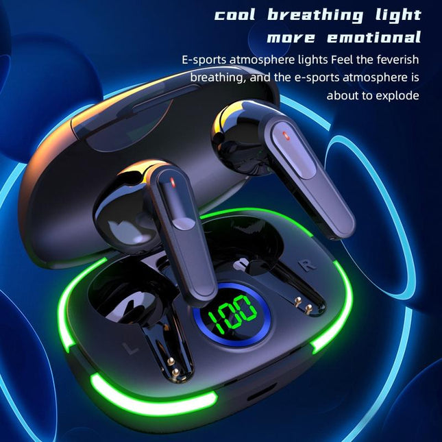 Wireless Tws Bluetooth Earphone With Noise Reduction For Sports And Gaming