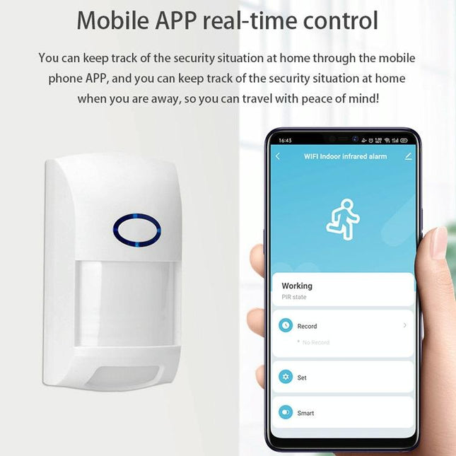 Smart Wifi Infrared Alarm With Human Body Detector