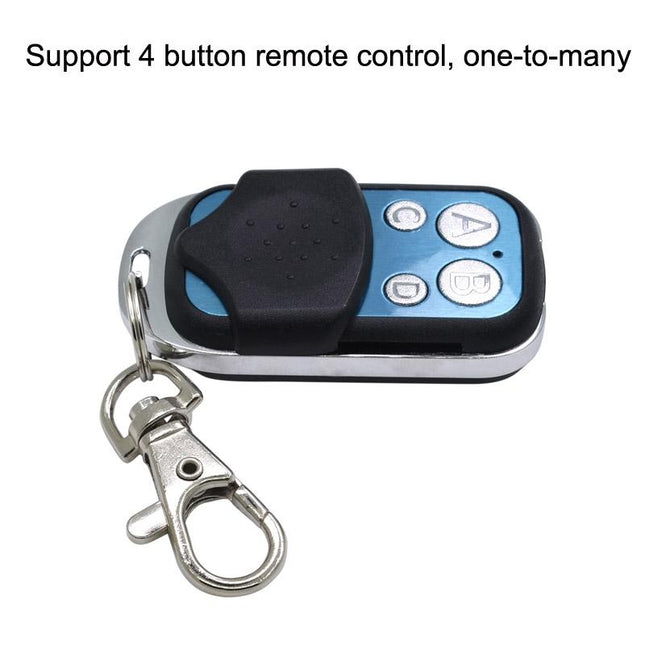 5-Piece 433Mhz Rf Remote Control With Learning Code And Metal Buttons