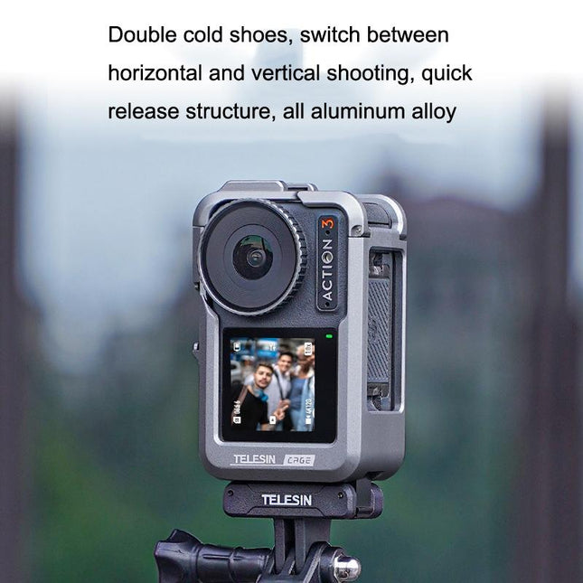 Protective Frame For Dji Action 3 With Motion Camera - Rabbit Cage