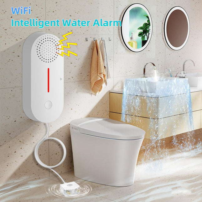 Smart Water Leak Detector With Sound And Light