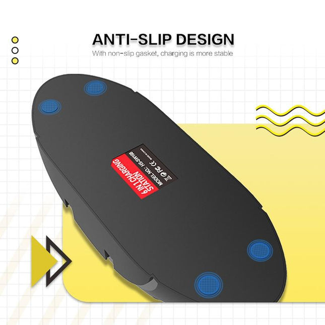 Versatile 6-In-1 Joycon Holder For Nintendo Switch