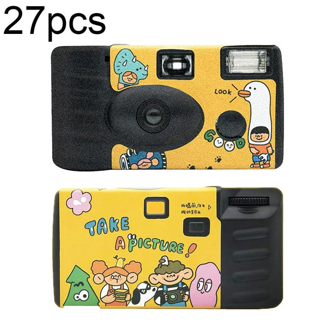27 Retro Film Camera Waterproof Cartoon Stickers - No Camera
