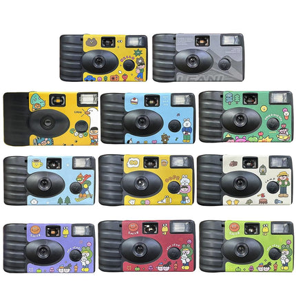 27 Retro Film Camera Waterproof Cartoon Stickers - No Camera