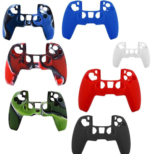Blue Silicone Protective Cover For Ps5 Controller