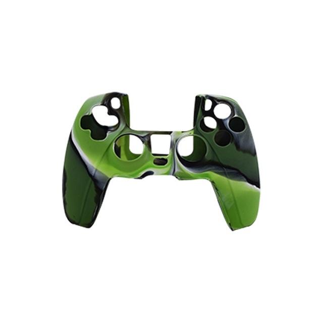 Camouflage Green Silicone Case For Ps5 Controller - Protective Cover