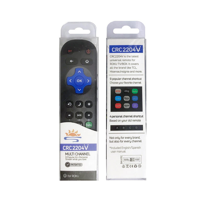 Universal Smart Tv Remote For Roku Lcd - Infrared Control