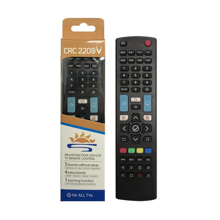 9-In-1 Smart Lcd Tv Remote Control With Infrared Universal Learning