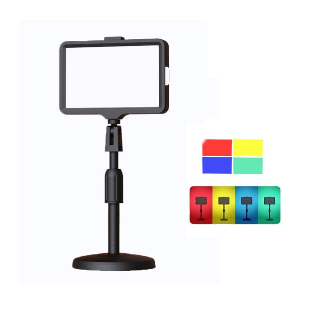 30Cm Bracket Flat-Panel Live Fill Light - 8 Inch 3200-5500K Three-Colour Temperature