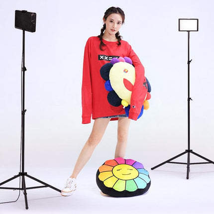 8 Three-Colour Temperature Flat-Panel Live Fill Light With Bluetooth Remote And 2.1M Bracket