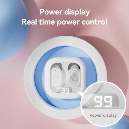 Wireless Bluetooth Earphones With Charging Case - Stereo Sound