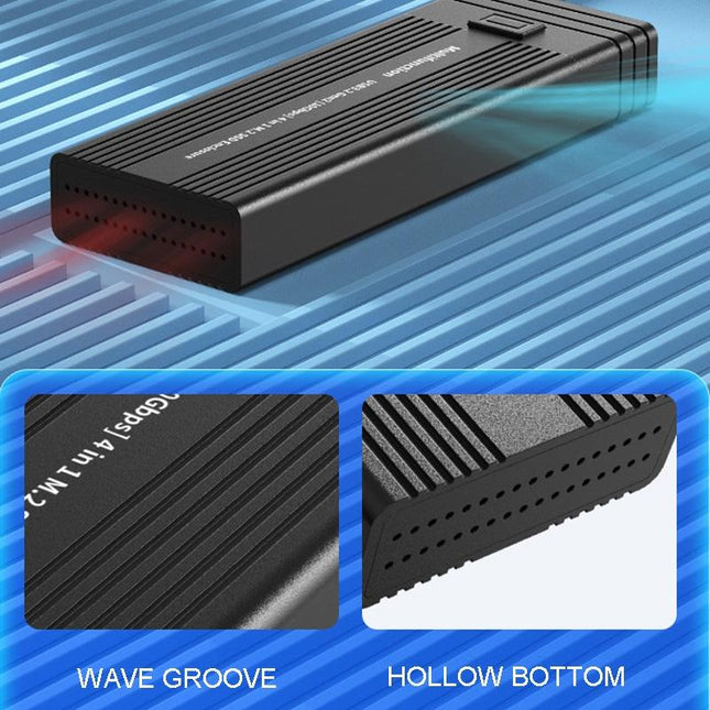 Multi-Functional M.2 Ssd Enclosure With Usb Hub