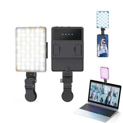 Portable 5W Fill Light For Mobile Live Broadcast - V11Se Cool & Warm