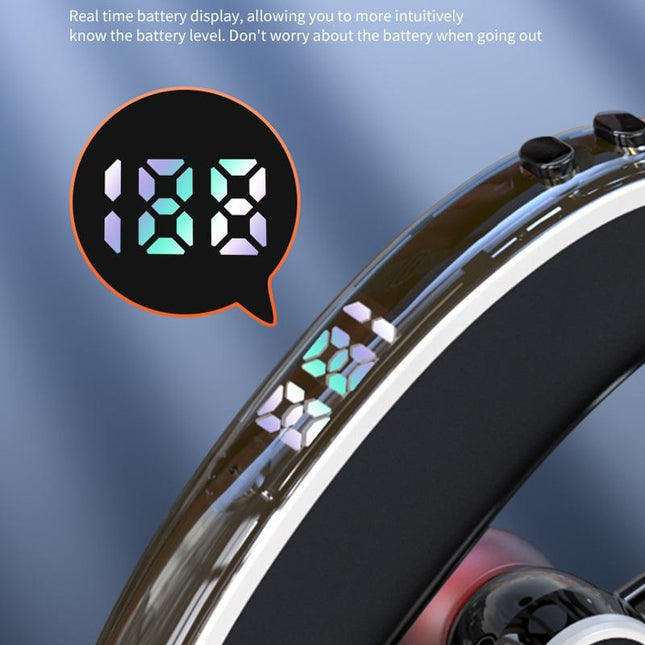 Universal Bluetooth Earphone - Single-Ear Rotating Black / White