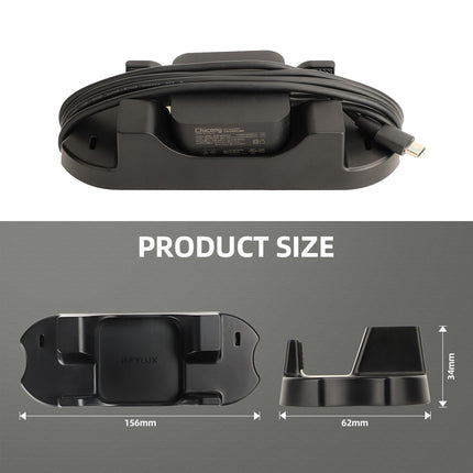 Steam Deck Console Base With Mobile Phone Bracket - Black