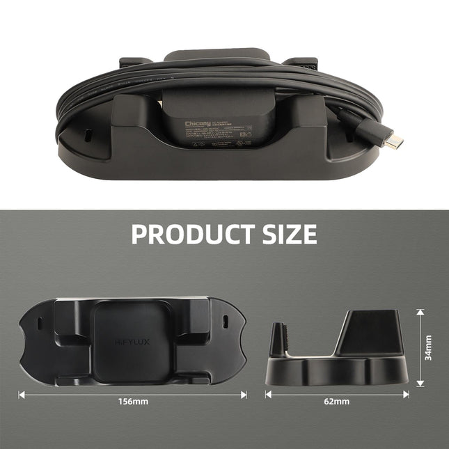 Steam Deck Console Base With Mobile Phone Bracket - Black