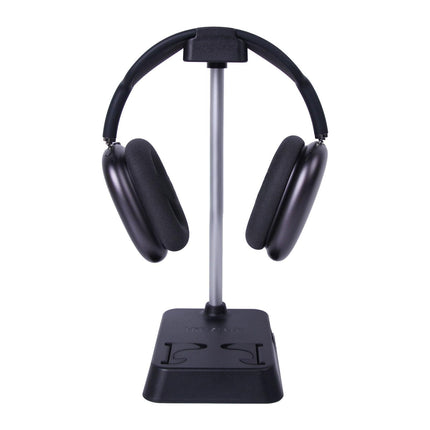 Max Hifylux Headphone Stand With Mobile Phone Holder And Storage Box - Black