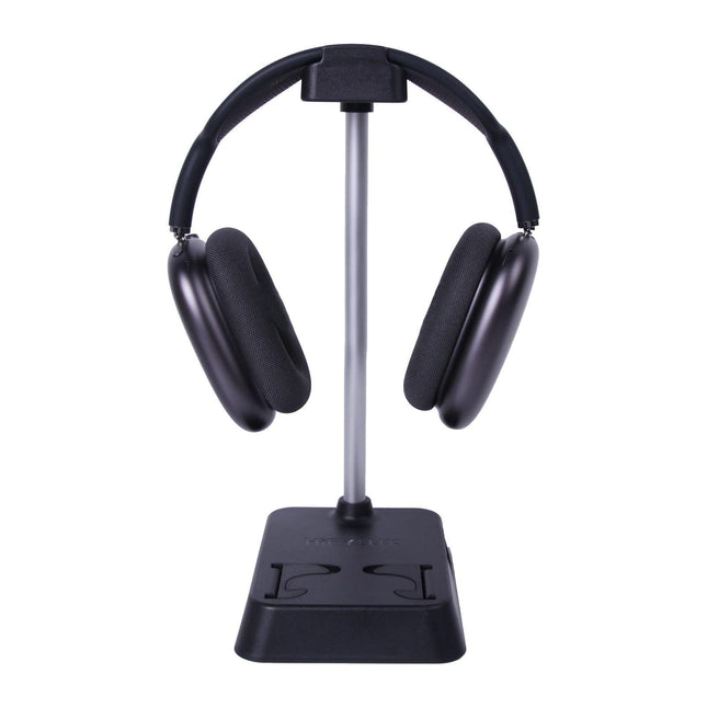 Max Hifylux Headphone Stand With Mobile Phone Holder And Storage Box - Black