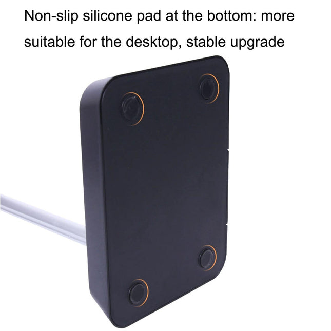 Max Hifylux Headphone Stand With Mobile Phone Holder And Storage Box - Black