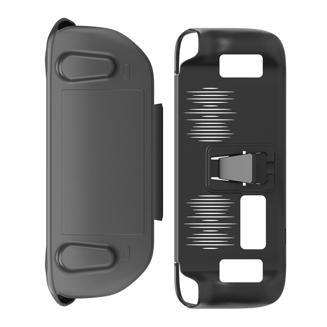 Steam Deck Protective Case & Cover Set With Bracket - Black