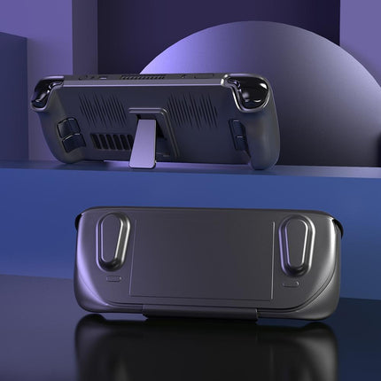 Steam Deck Protective Case & Cover Set With Bracket - Black