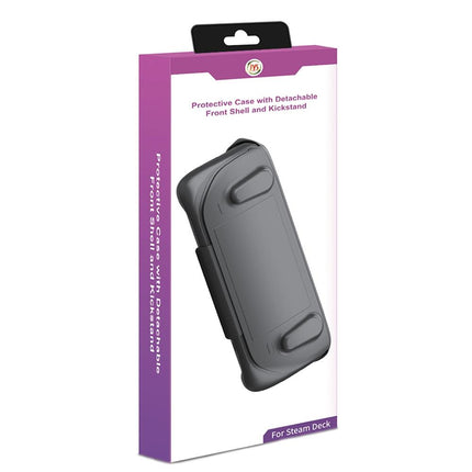 Steam Deck Protective Case & Cover Set With Bracket - Black