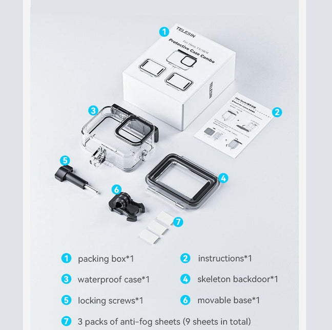 Full Scene Waterproof Diving Housing With Anti-Fog