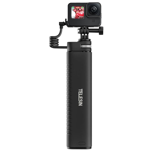 Sports Camera And Phone Selfie Stick With 10000Mah Power Bank