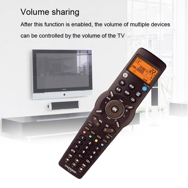 6-In-1 Universal Infrared Learning Remote Control
