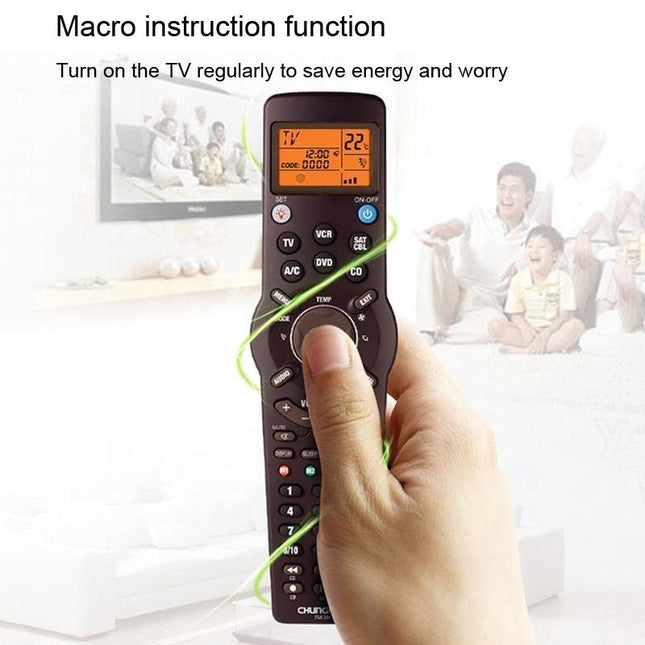 6-In-1 Universal Infrared Learning Remote Control
