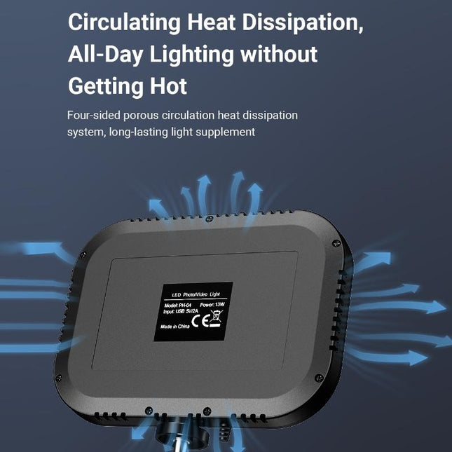 Live Portrait Soft Light Dual Bracket With Four-Colour Fill