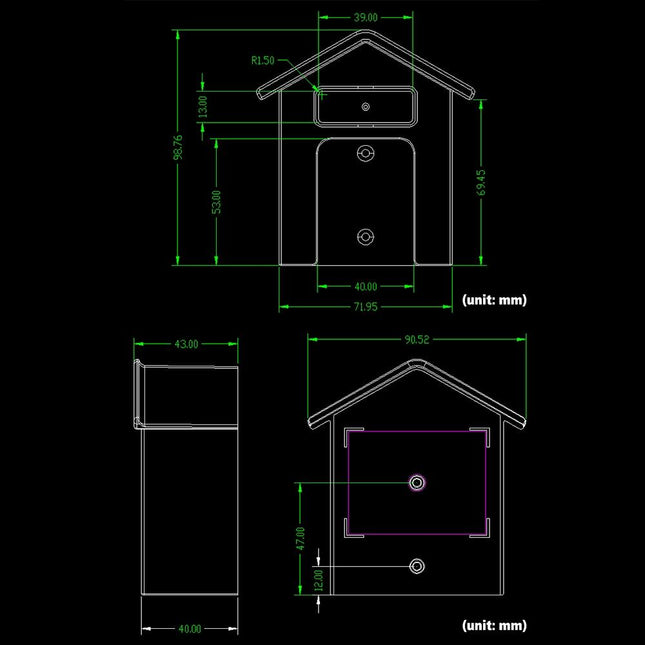 Waterproof Outdoor Doorbell Cover - Transparent Rain Protection