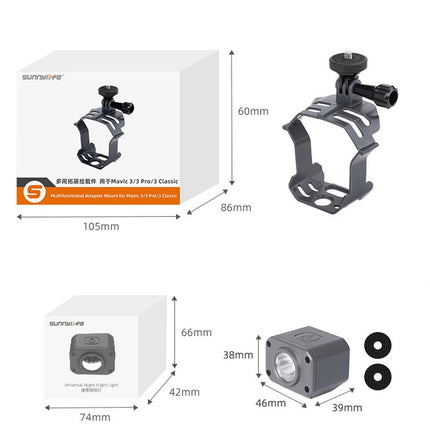 Camera Mount For Mavic 3 Pro / Classic & Insta360 X3