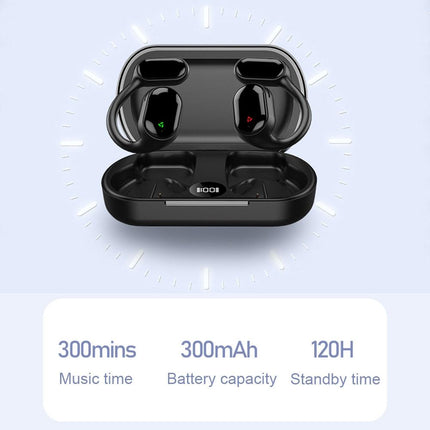 Wireless Earphones With Led Display And Noise Reduction