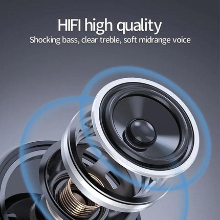 Wireless Earphones With Led Display And Noise Reduction