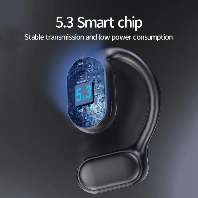 Wireless Earphones With Led Display And Noise Reduction