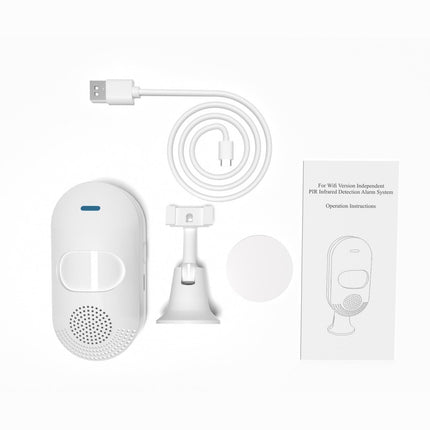 Smart Wifi Motion Sensor Alarm With Tuya App Control
