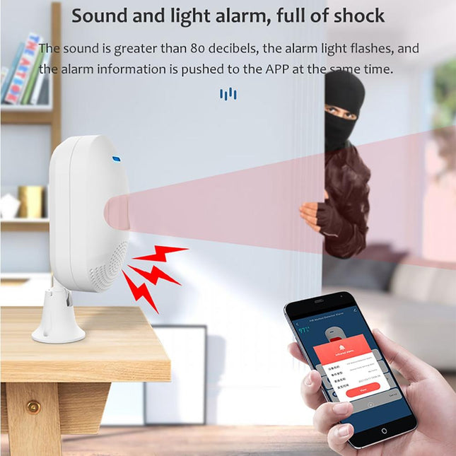 Smart Wifi Motion Sensor Alarm With Tuya App Control