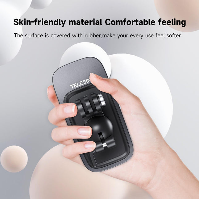 360 Degree Backpack Clip Mount For Action Camera - Rotating