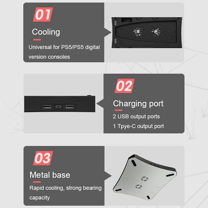 Storage Rack And Charging Base For Ps5