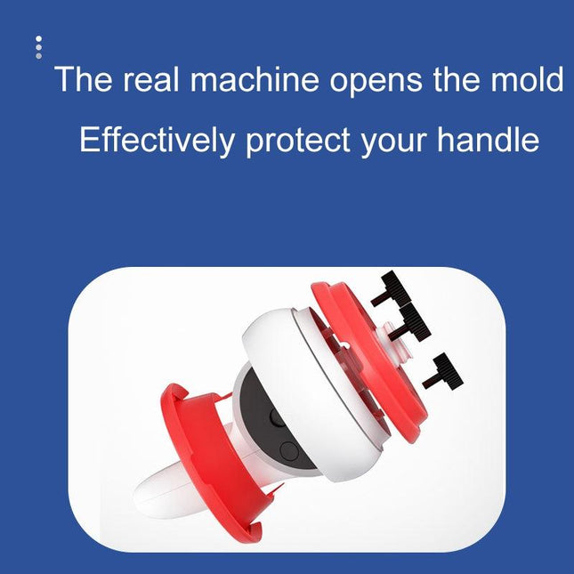 Meta Quest Handle Lightsaber Pair With Vr Motion Rhythm - Red / Blue